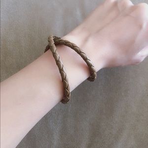Brown Belt Wrap Bracelet